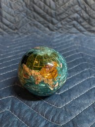 Globe Paperweight - Mother Of Pearl Continents