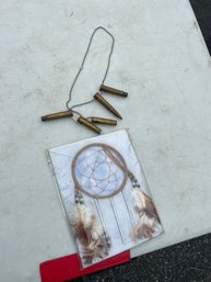 Bullet Case Necklace, Dream Catcher