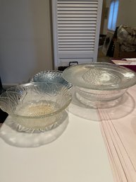 Glass Bowls, Platters