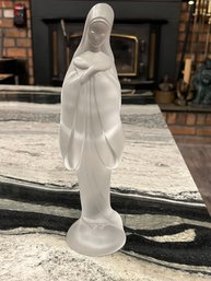 Religious Statue Frosted