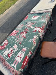 Vintage Christmas Throw Blanket