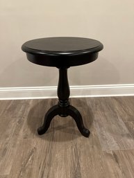 Black Round Side Table