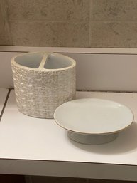 Toothbrush Holder, Soap Dish