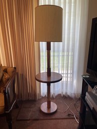 Vintage Floor Lamp With Table