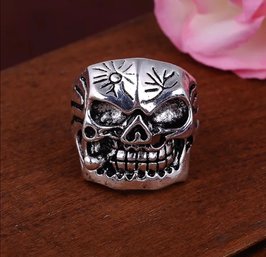 Brand New Skull Tribal Ring - Size 11