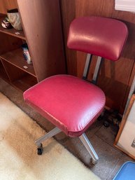 Vintage Office Chair On Casters