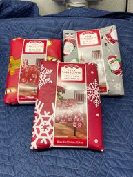 3 New Christmas Table Cloths