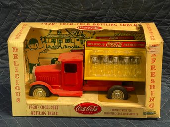 1929 Lockheed Air Express Die Cast Coca Cola Coin Bank