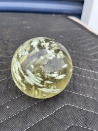 Paper Weight Blown Glass Globe