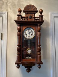 Vintage Wooden Wall Clock