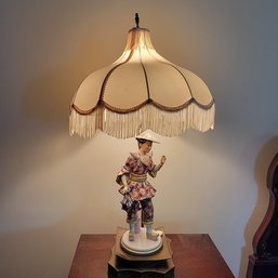 Antique Asian Geisha SAMARI Table Top Lamp