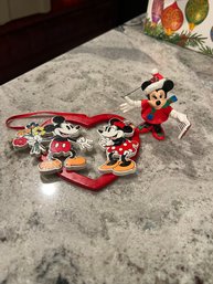 Disney Mickey & Minnie Mouse Christmas Ornament