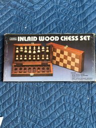 Inlaid Wood Chess Set