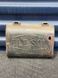 Antique 1920s Old Sol Original Bicycle Battery Box