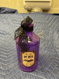 Purple Halloween Bottle