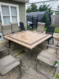 Outdoor Patio Table  & 8 Chairs