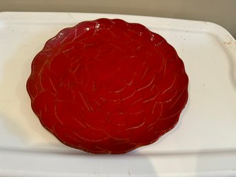 Red Leaf Platter