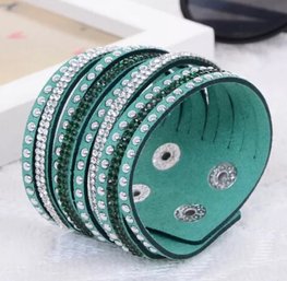 New Multi Layered Bracelet Rhinestones