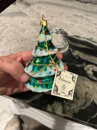 Blown Glass Christmas Tree Ornament