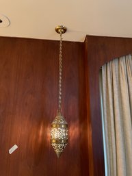 Brass Moroccan Pendant Lamp