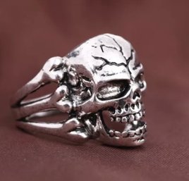 Brand New Skull & Bones Ring - Size 11