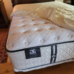 G S Sterns Luxury Bed - Queen Size Mattress & Boxspring - Always Covered In Plastic