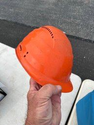 Safety Orange Helmet