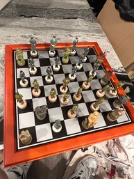 New WWII German Army Chess Set With Box