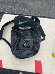 Black & Green Nike Bag