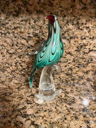 Glass Bird Statue