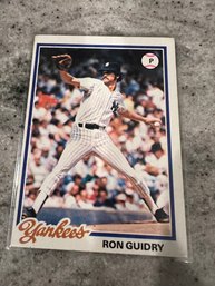 Ron Guidry Trading Card