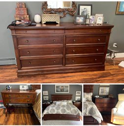 King Size Bedroom - Ethan Allen King Bed, Ethan Allen Dresser , 2 Ethan Allen Bedside Chests