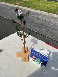 Charlie Brown Christmas Tree And Book