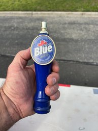Blue Beer Tap Handle