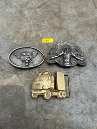 Belt Buckles - Truck , Skull , Native American