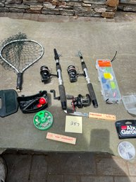 Fishing Rods / Poles , Sinkers, Tackle , Net