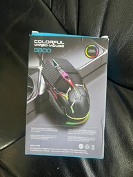 New Color Changing Wired Computer Mouse