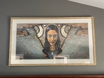 Perrotet Scary Lady Framed Art