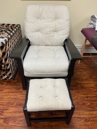 Side Chair And Ottoman