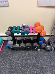 Weights And Weight Rack