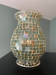 Glass Mosaic Vase