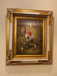 Oil Painting - Framed - Hunting