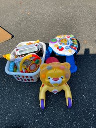 Big Lot Of Vintage Baby Toys & Ride On Toys