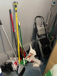 Brooms , Step Ladder & More