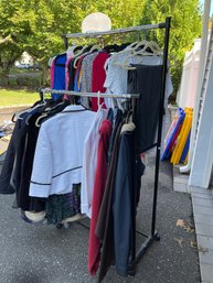 Clothing Rack On Wheels ( Clothing Not Included)