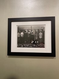 Framed Artwork - Boys In Bathroom