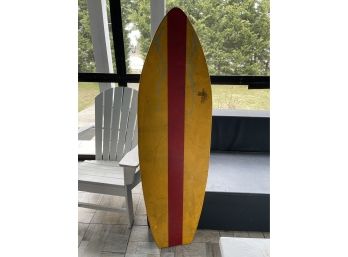 Heavy Wood Surfboard Wall - Table Top Art Statue