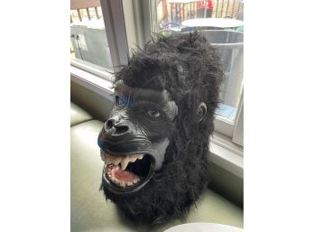 Vintage Gorilla Head Mask Oversized Halloween Costume