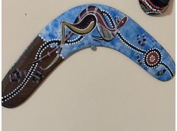 Hand Painted Boomerang