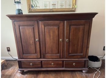 Ethan Allen Wood TV Entertainment Center